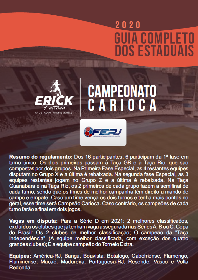Guia do Campeonato Estadual Carioca 2020