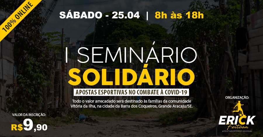 I Seminário Solidário: Apostas Esportivas no Combate à COVID-19